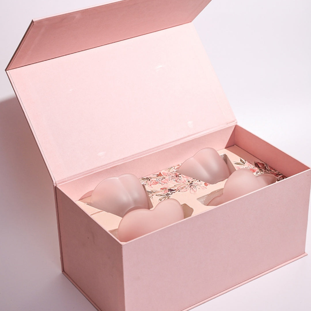 Peach Blossom Tea Set Gift Box – Classical Chinese Style Home Tea Set