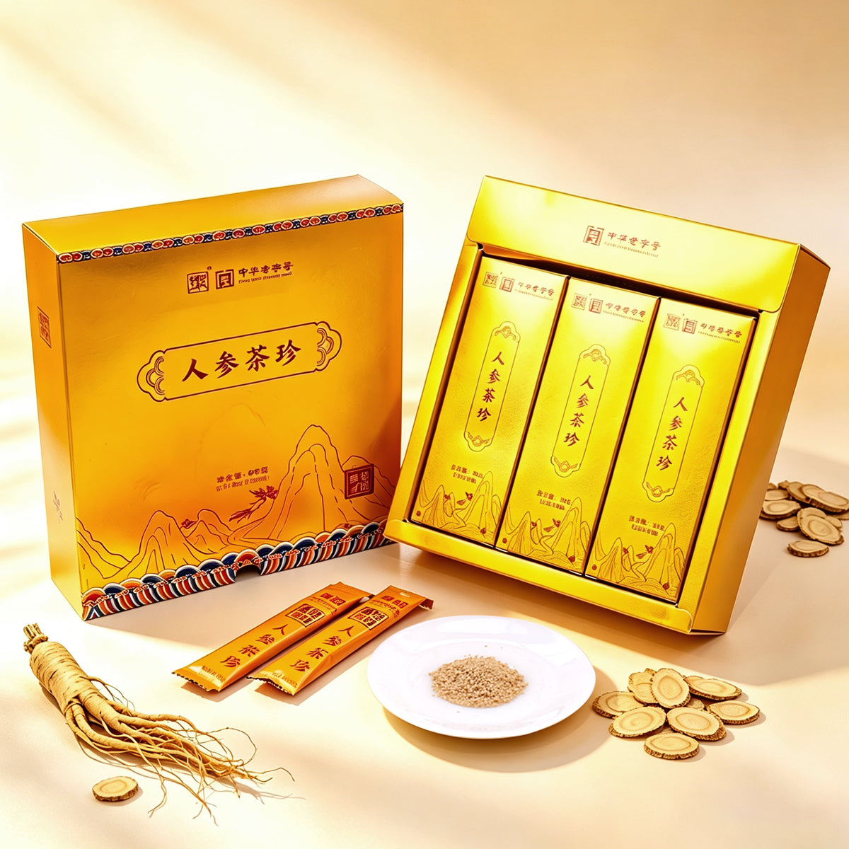 Ginseng Tea Essence Granules 90g(3g*10pcs*3boxes)