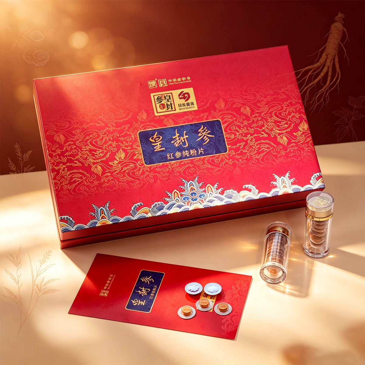 Pure Red Ginseng Sublingual Tablets – 21g (0.35g × 10 tabs × 6 bottles)