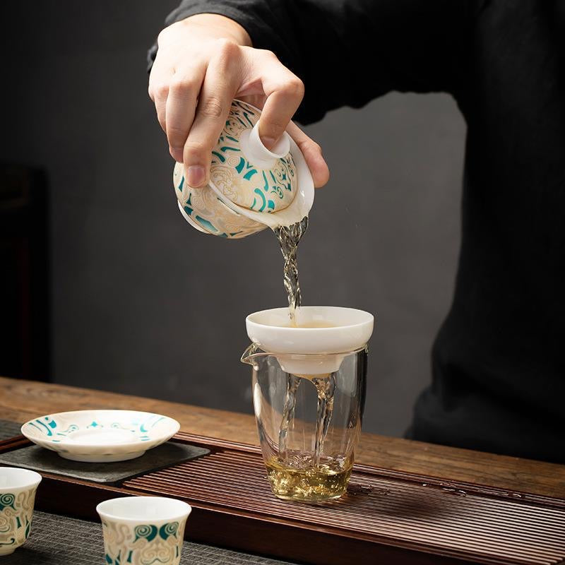 #153 Ceramic Portable Tea Set