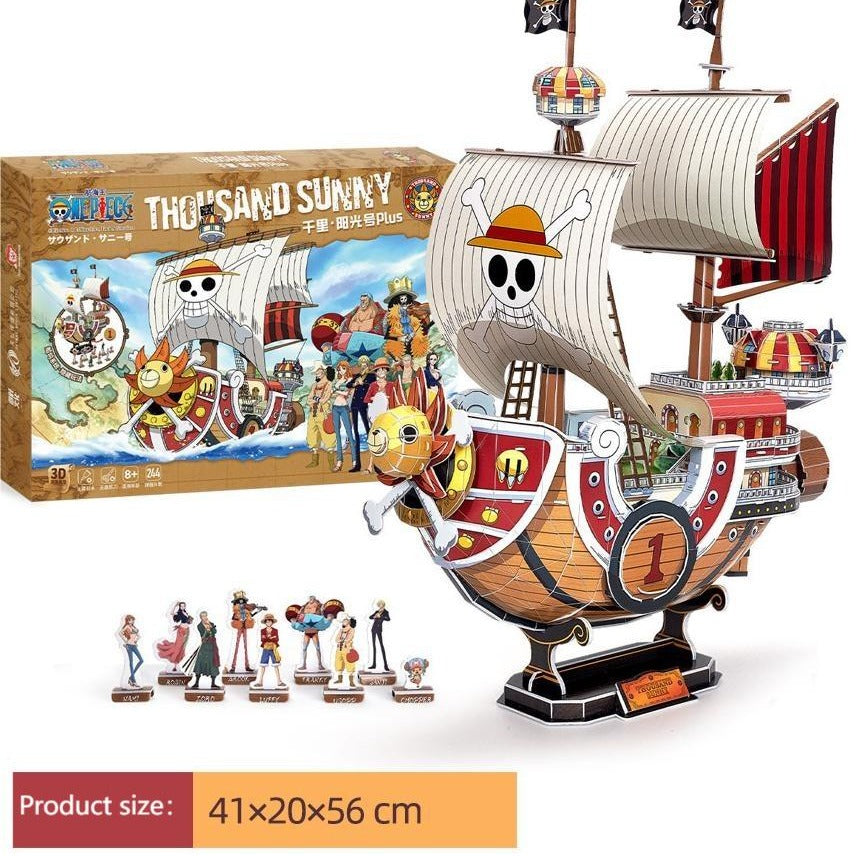 #184 Assembled Chinese Style Dragon Boat Puzzle