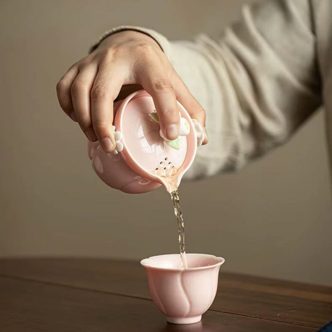 OG Peach Blossom Travel Tea Set