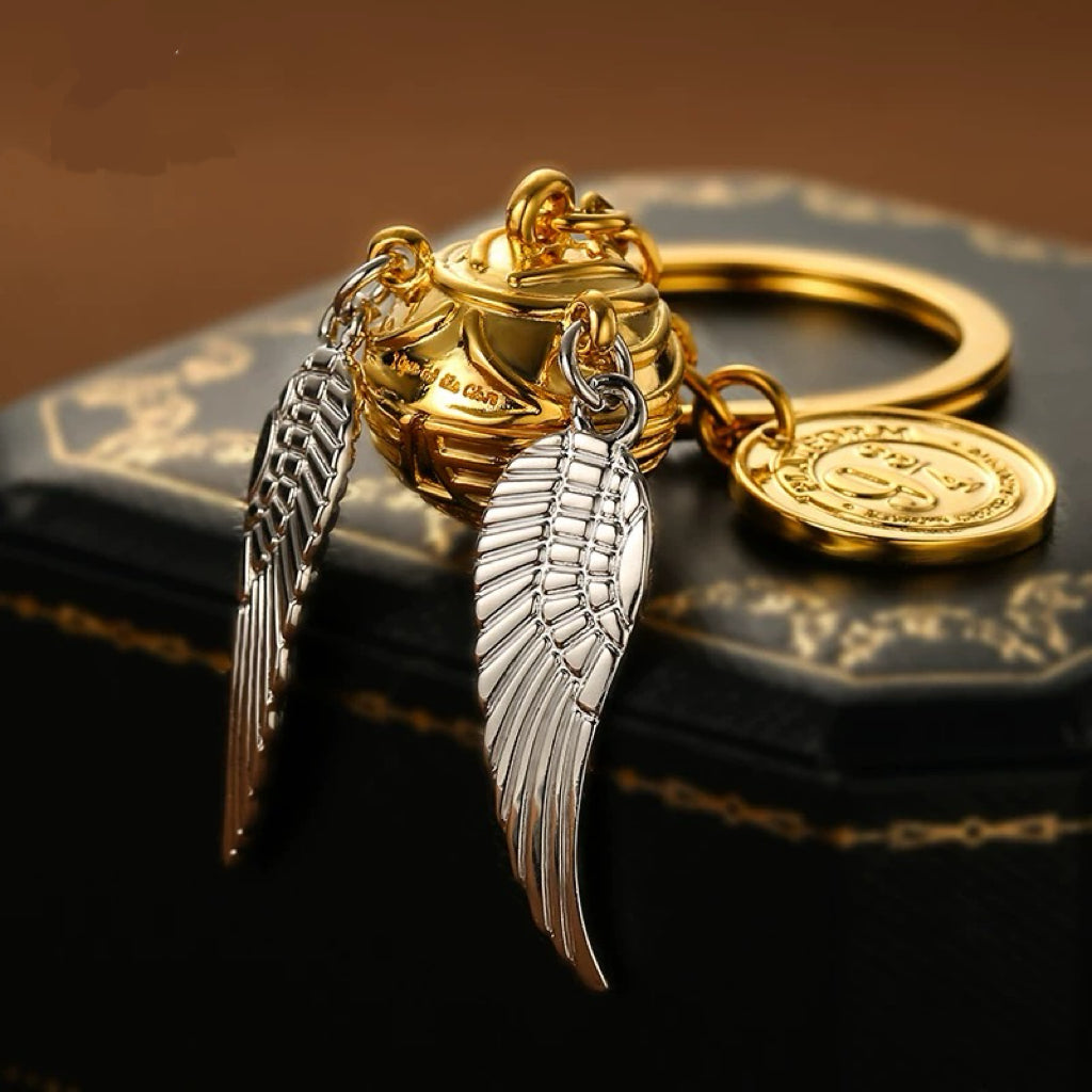 Harry Potter Golden Snitch Metal Keychain