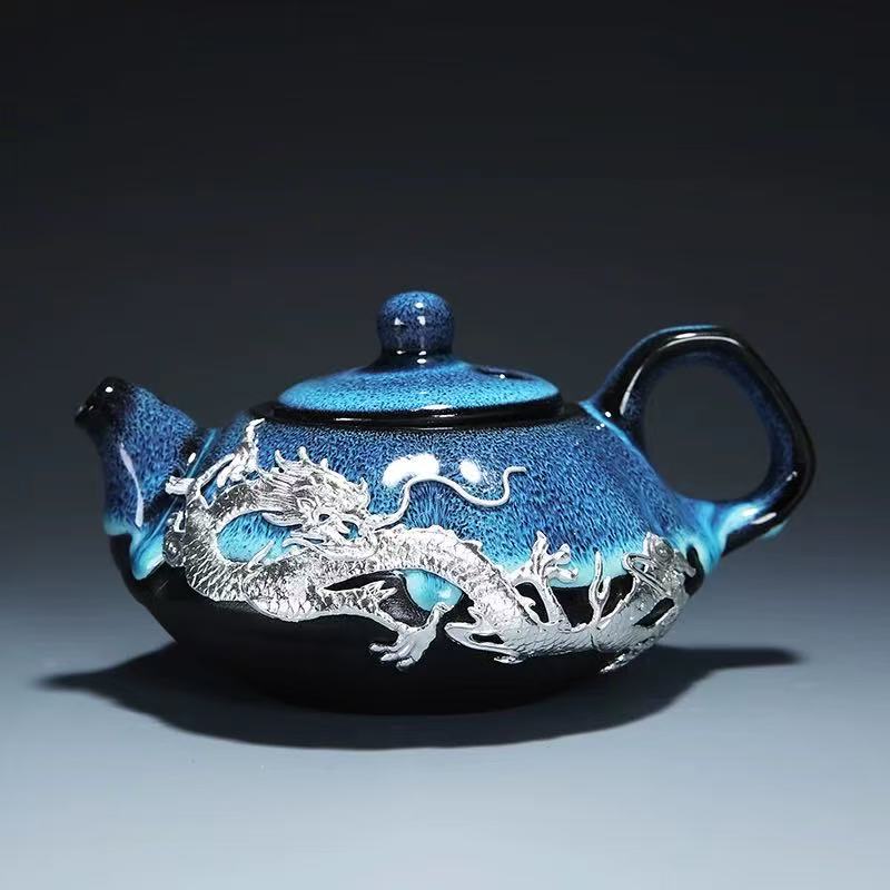 11pcs Blue Dragon Tea Cup set
