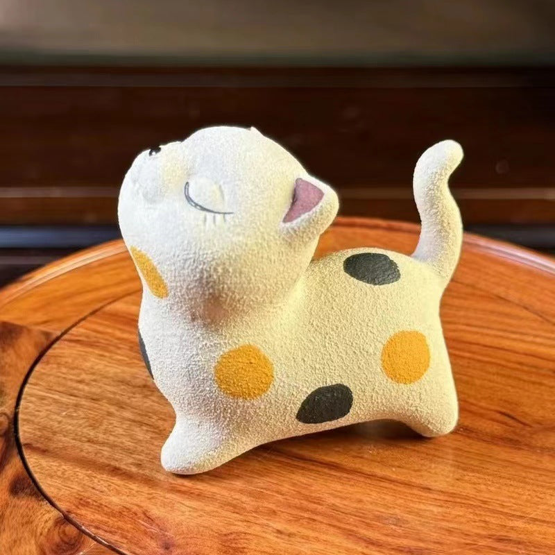 Yixing Zisha Clay Cat Tea Pet