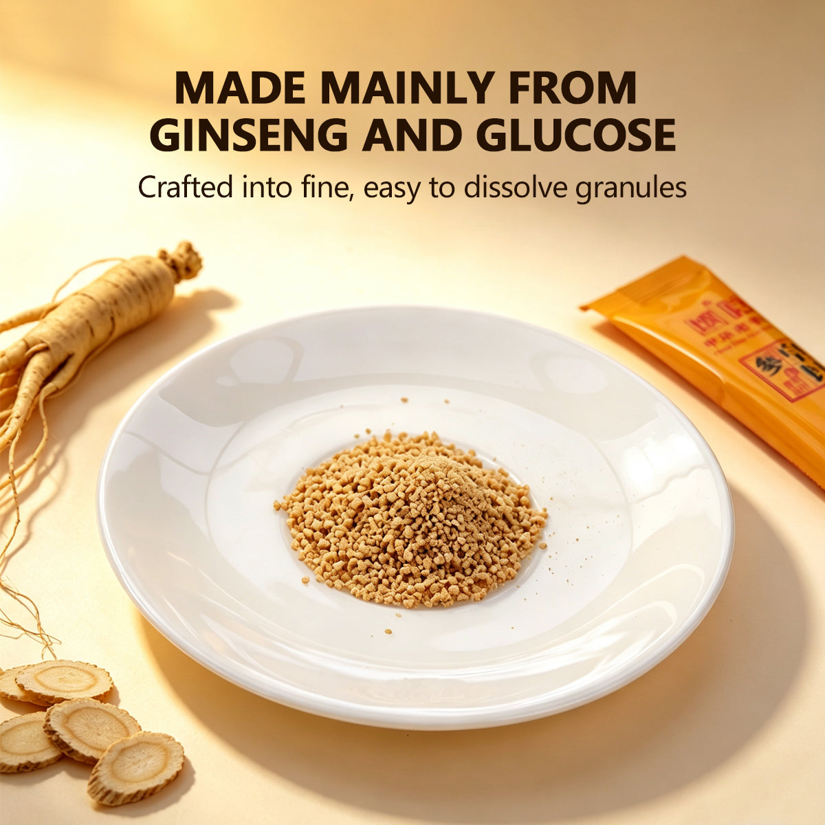 Ginseng Tea Essence Granules 90g(3g*10pcs*3boxes)