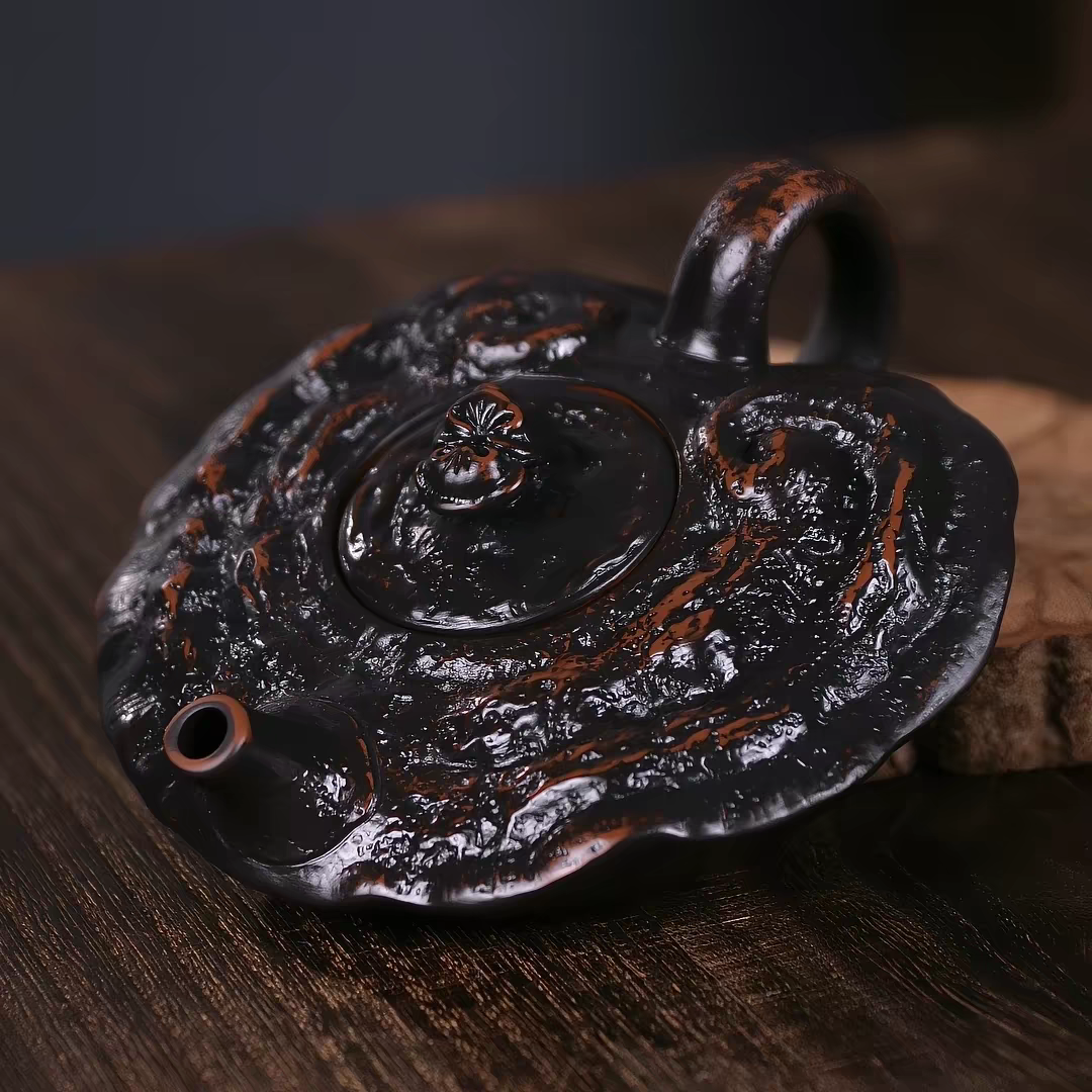 Zitao Ganoderma‑Shaped Teapot 150ml