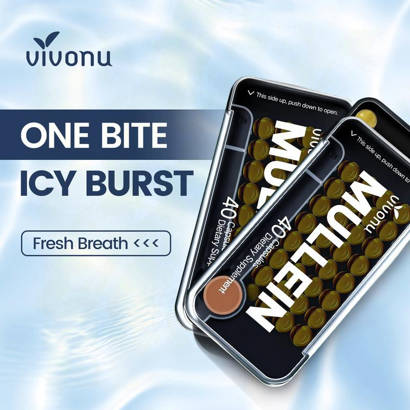 BOGO VivoNu MULLEIN40 Capsules Dietary Supplement | EXTRA COOL | Lifestyle Support | Non-Addictive | For The Health-Conscious