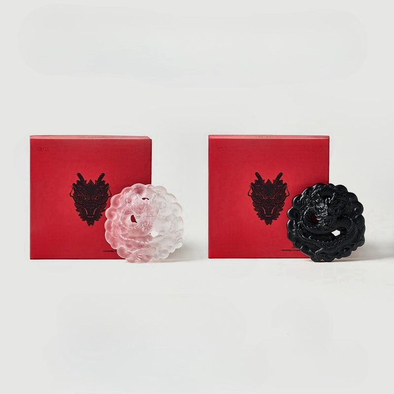 Elegance And Cultural Significance Chenlong Embossed Glass Paper Incense Holder Ornament