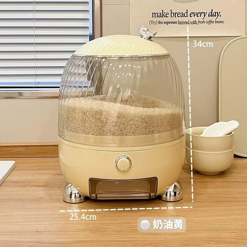 Large Capacity Rice Storage Bucket for Available 12lb Rice