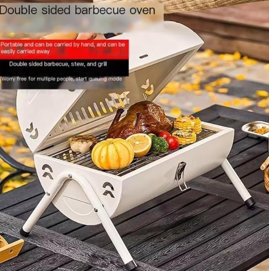 *1 OG Tent Package (One Tent+One Portable BBQ+One Solar Panel Light+One Table with 4 chairs)
