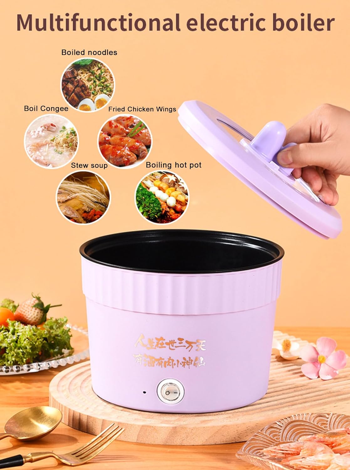 #093 Mini Electric Multifunctional Small Pot