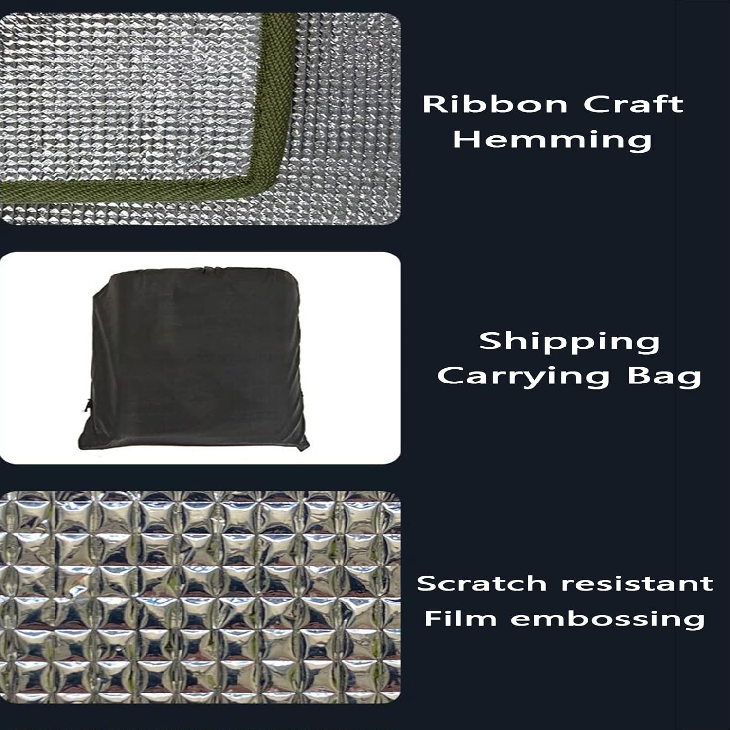 #145 Camping Tarp Waterproof Portable Foldable Picnic Blankets