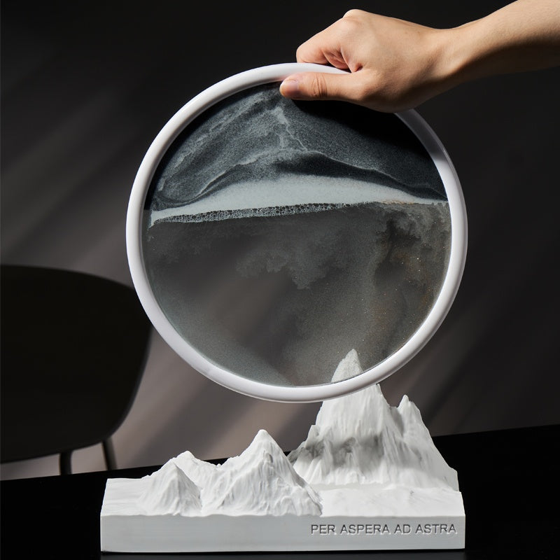 The Snow Mountain Sand Art Essential Oil Aromatherapy Decor