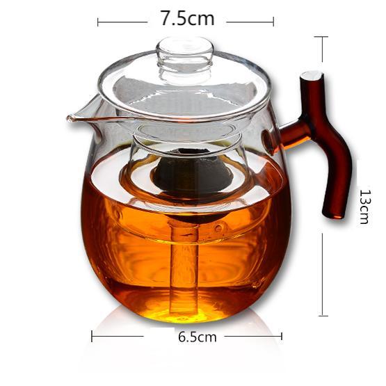 Tangerine Tea Ball Teapot