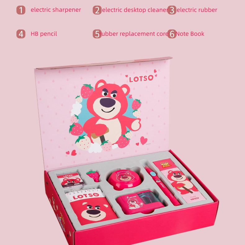 #135 Lotso Theme Electric Stationery Set