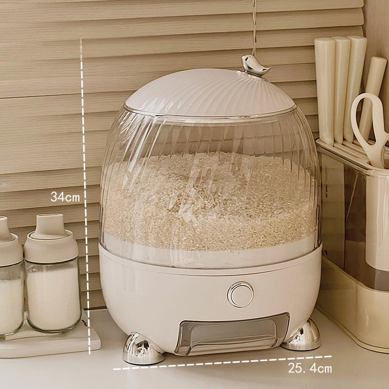Large Capacity Rice Storage Bucket for Available 12lb Rice