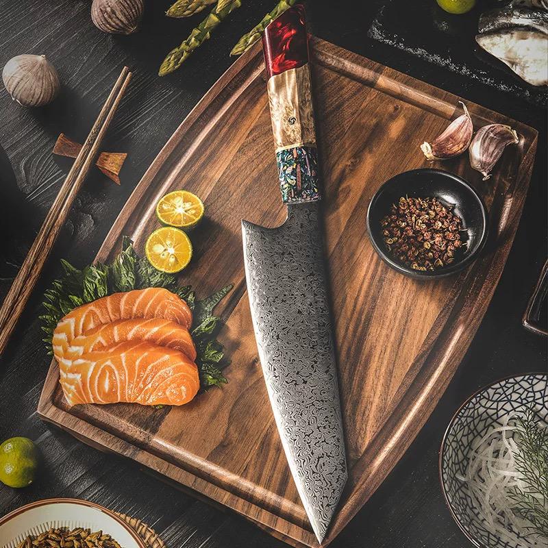 Damascus Steel Kitchen Knife Set