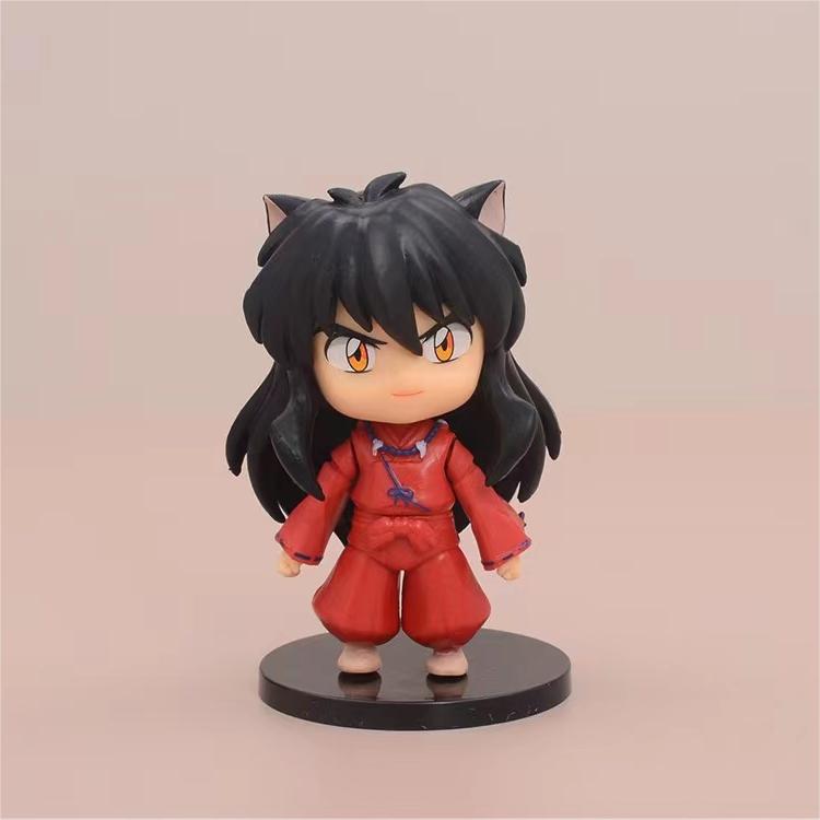 #361 INUYASHA Cute Figure Model Toys 6pcs