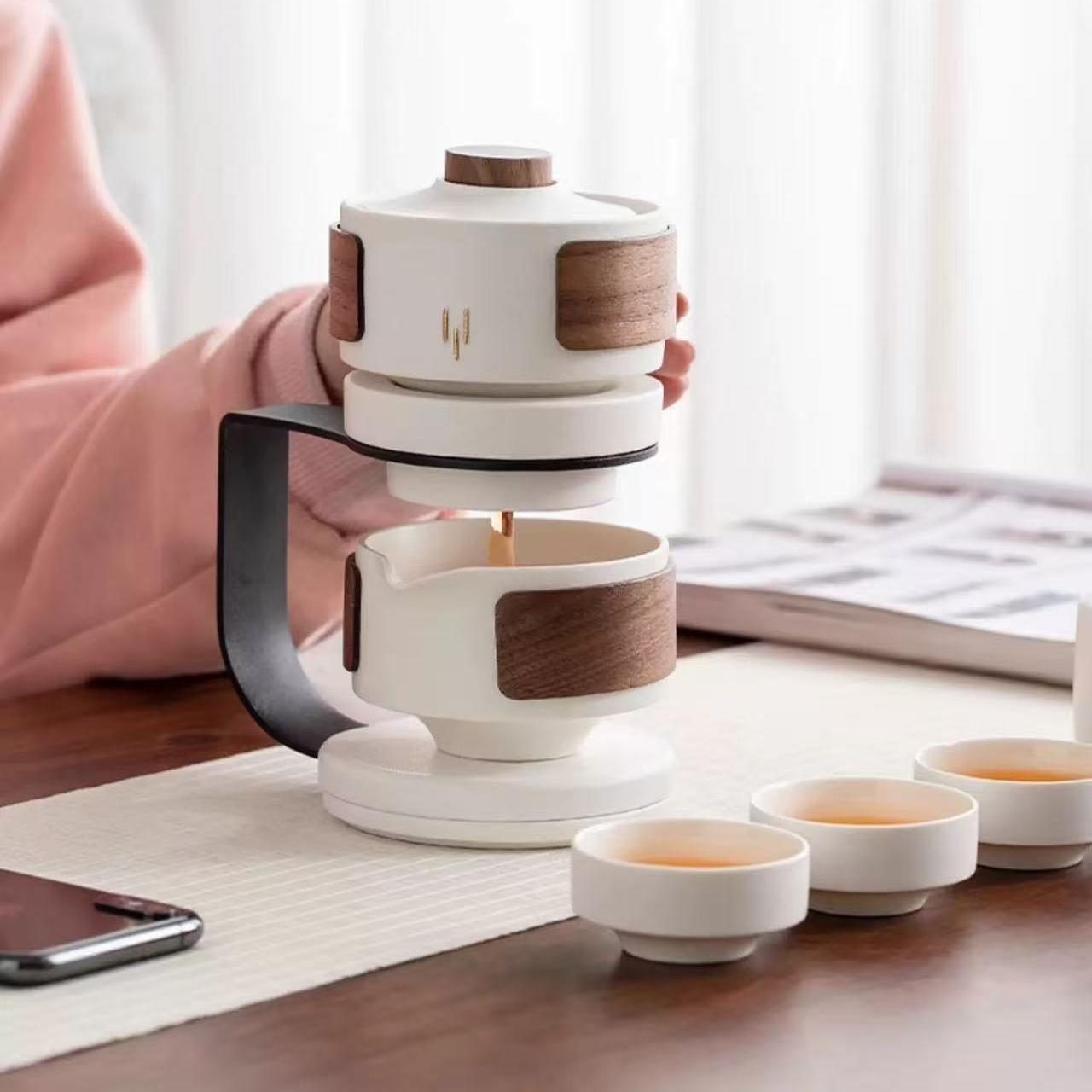 Automatic Rotating Tea Set