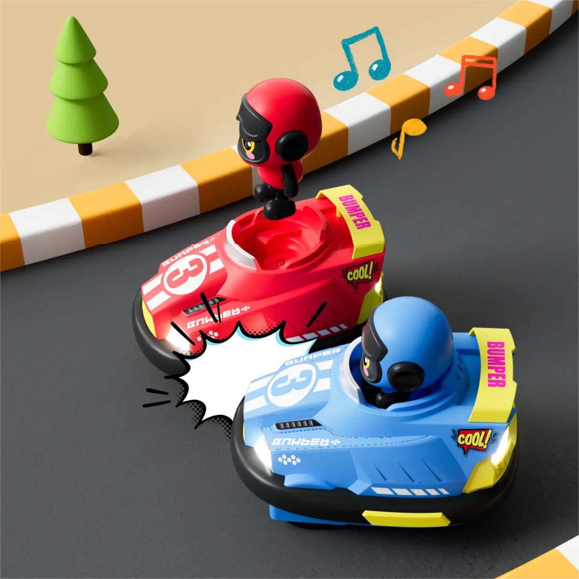 #366 2pk Remote Control Cars
