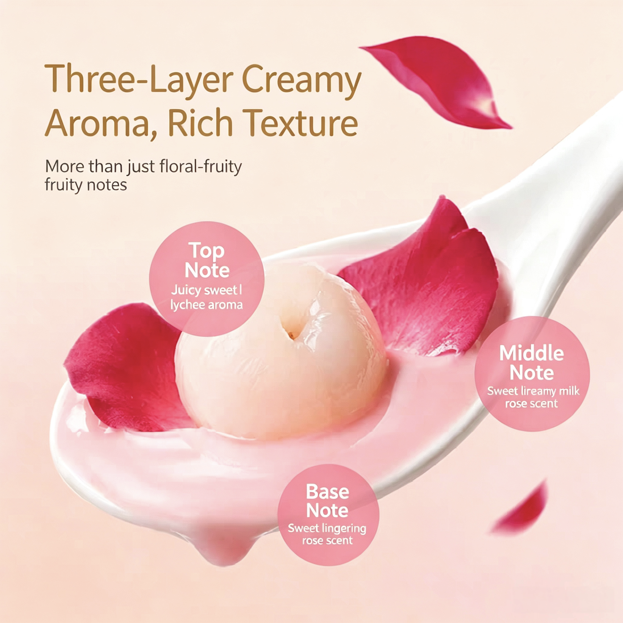 Rose‑Lychee Oat Milk Instant Cereal, Low‑Sugar‑Friendly, Hot & Cold Brew, Single‑Serve Sachets, Filling Meal‑Replacement Drink