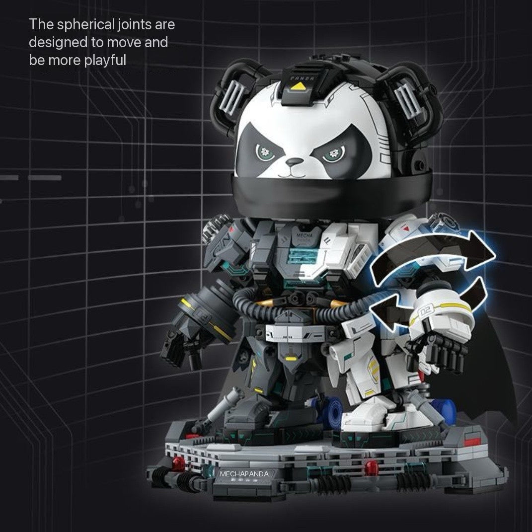 Astronaut Panda Building Blocks