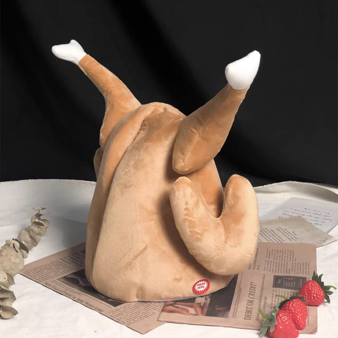 #128 Roast Chicken Hat Quirky Gift