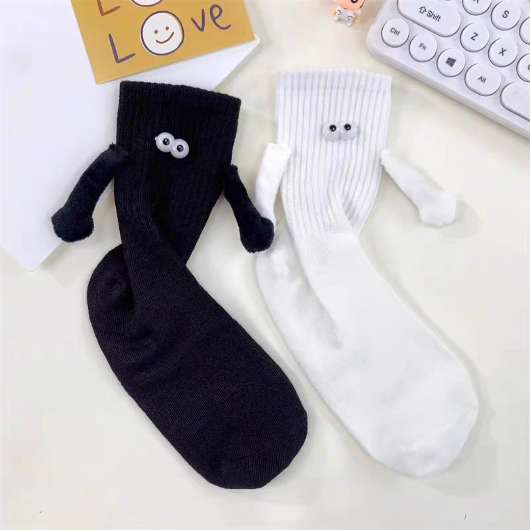 #125 Novelty Couple Holding Hands Socks