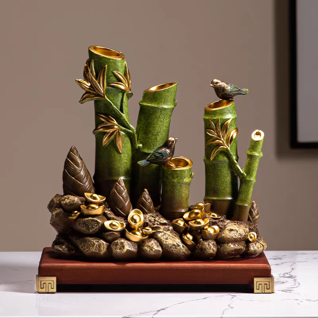 #165 Lucky Bamboo New Chinese Decoration