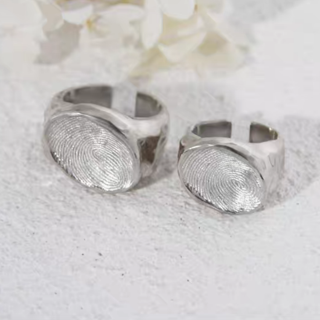 #312 Customed Fingerprint Ring
