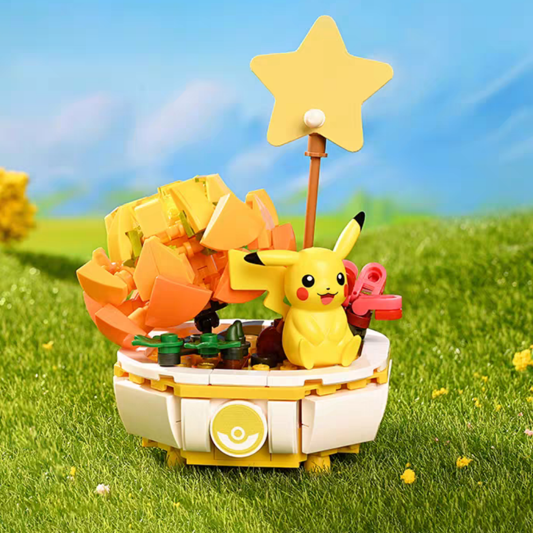 #314 Pokémon Series Building Blocks-Pikachu