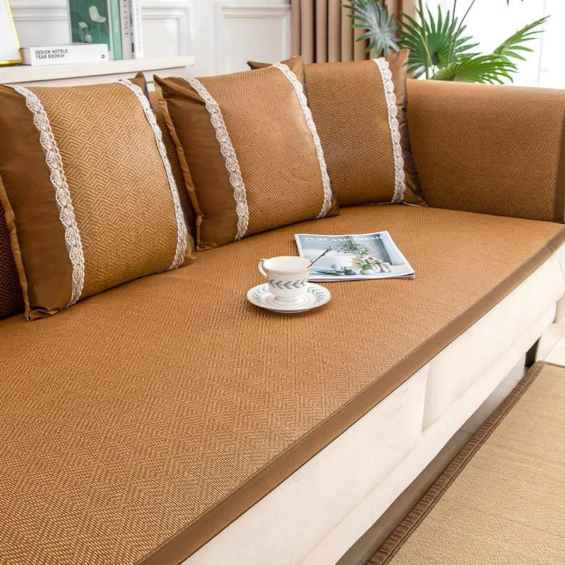 #C11 Summer Rattan Sofa Couch Seat Cushion Cover