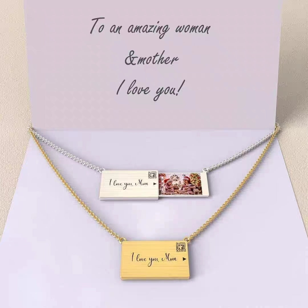 #191 BUY 1 GET 1 FREE Custom Photo Necklace With Engraved